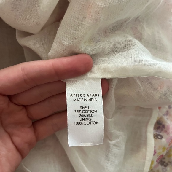 Apiece Apart Floral Puff Sleeve Maxi Dress - Picture 4 of 15